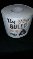 Embroidered South Florida Bulls Inspired Toilet Paper