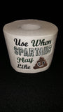 Embroidered Michigan Spartans Inspired Toilet Paper