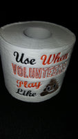 Embroidered Tennessee Volunteers Inspired Toilet Paper