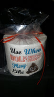 Embroidered Miami Dolphins Inspired Toilet Paper