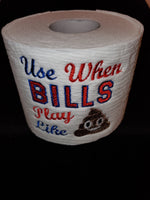 Embroidered Buffalo Bills Inspired Toilet Paper