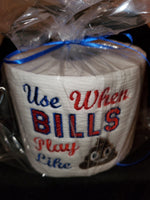 Embroidered Buffalo Bills Inspired Toilet Paper