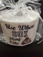 Embroidered Chicago White Sox  Inspired Toilet Paper