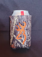 Embroidered Buck Head Camo Cooler