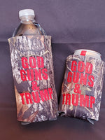 Embroidered God Guns & Trump Camo Cooler