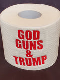 Embroidered God Guns & Trump Novelty Toilet Paper