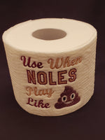 Embroidered Florida State Seminoles Inspired Toilet Paper